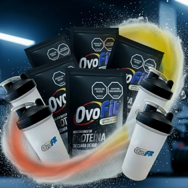 Combo Ovofit 5 Doypacks por 400gr + 4 Shakers